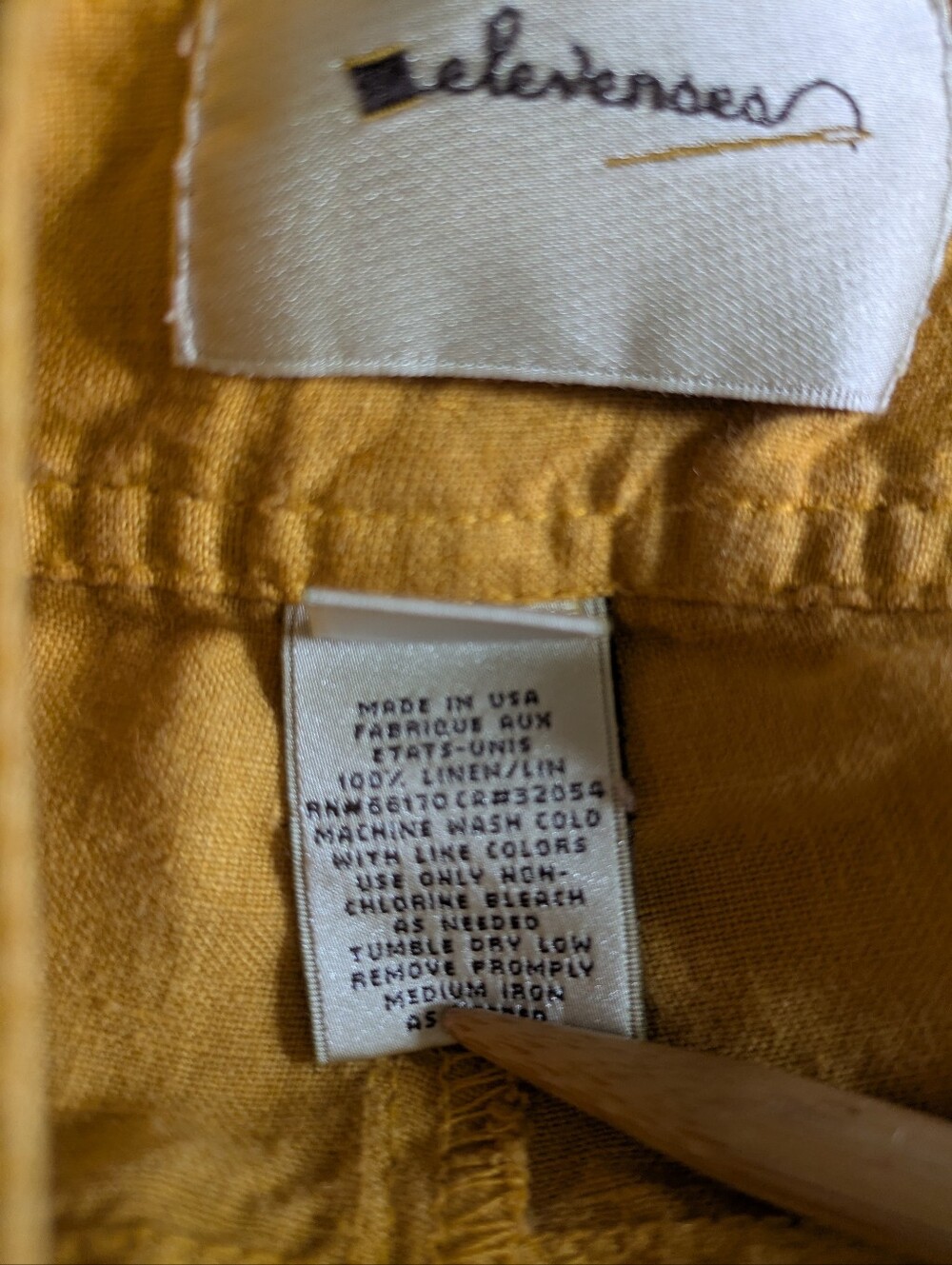 Anthropologie Elevenses Cropped Linen Sailor Pants - Picture 6 of 7